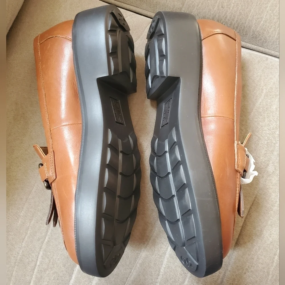 Naturalizer Paris women's loafer cider spice Brown leather Size 7.5M